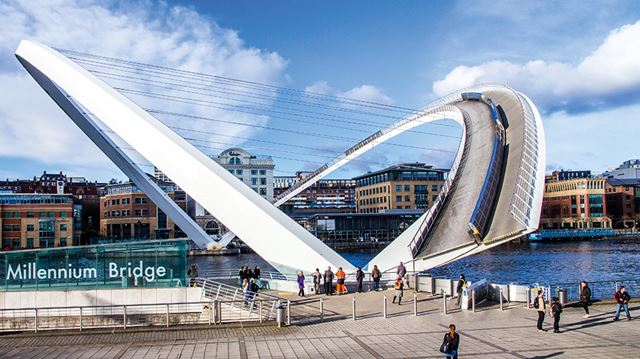 Newcastle weekend break Millennium Bridge